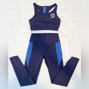 Peloton color block workout set